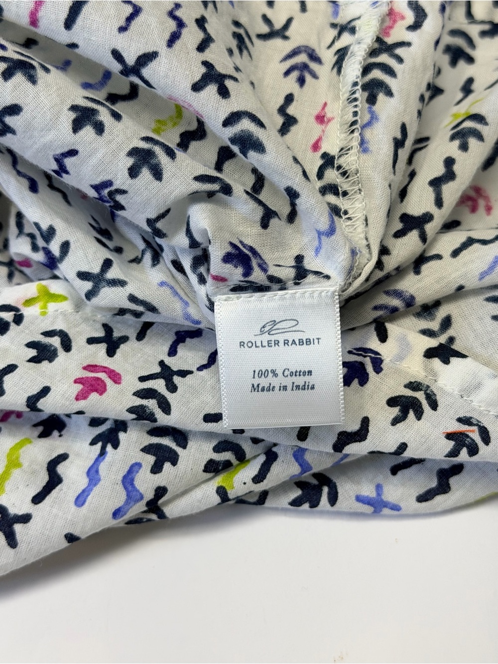 Roller Rabbit Light Blue Printed Button-Down Shirt - Picture 6 of 7